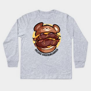 Deluxe Cheeseburger Kids Long Sleeve T-Shirt